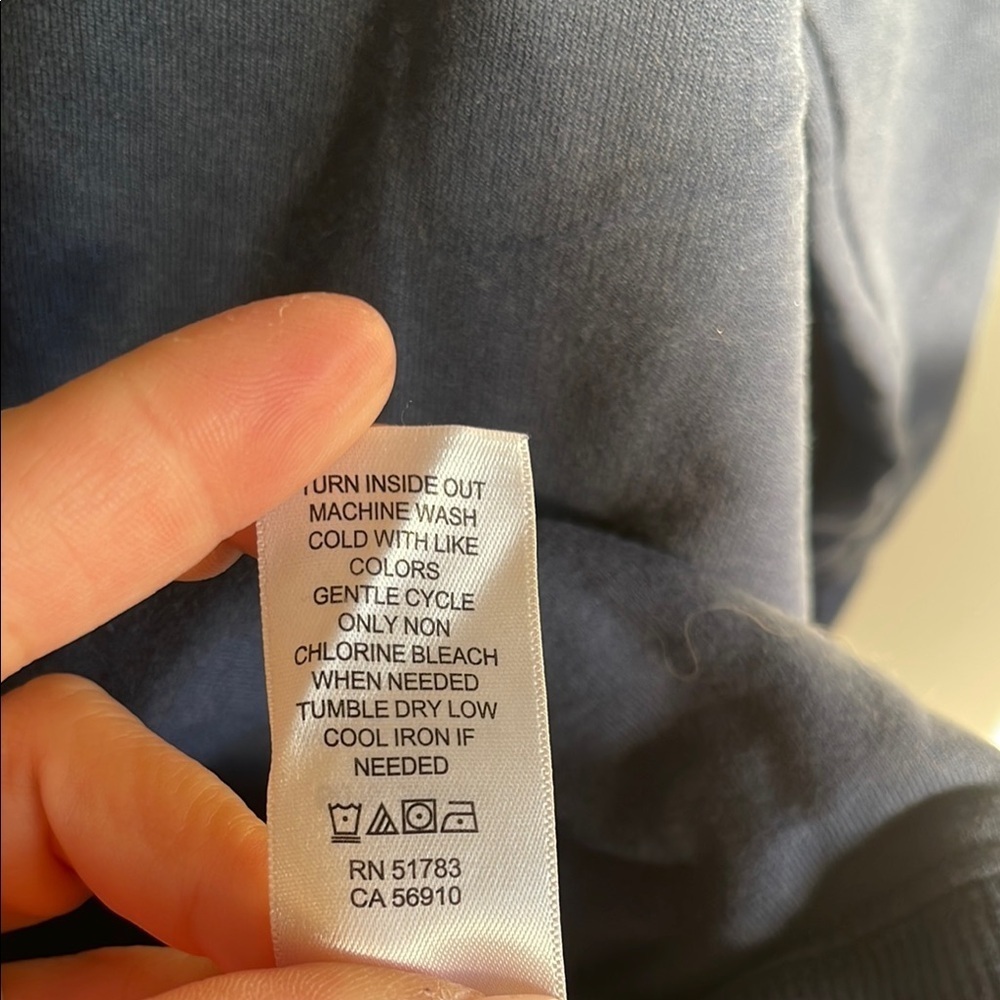 Navy Blue Kids Sweatshirt with Silver Text - Picture 4 of 5